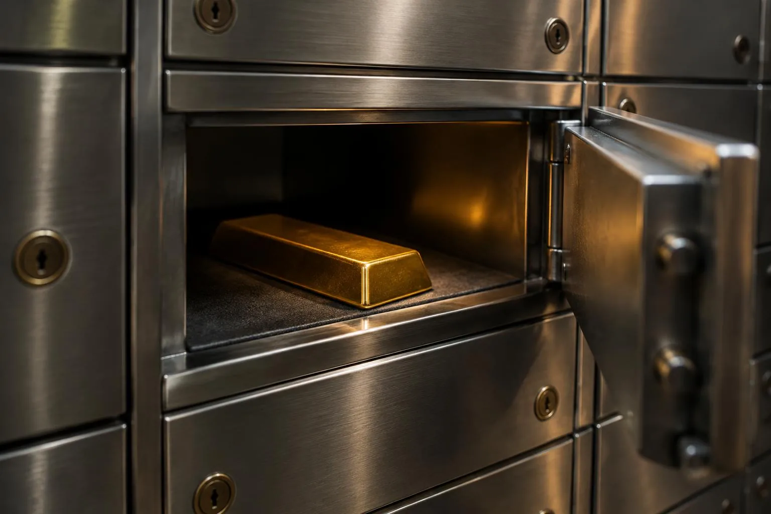 Aufbewahrung von Edelmetall