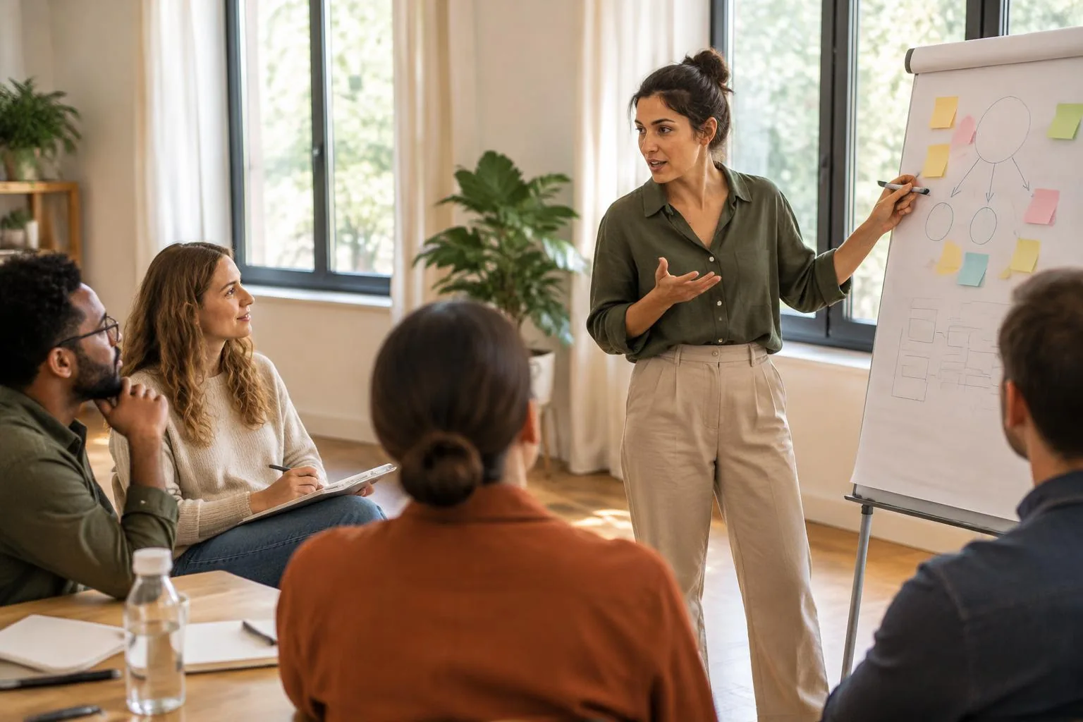 Team in einer gemeinsamen Weiterbildung